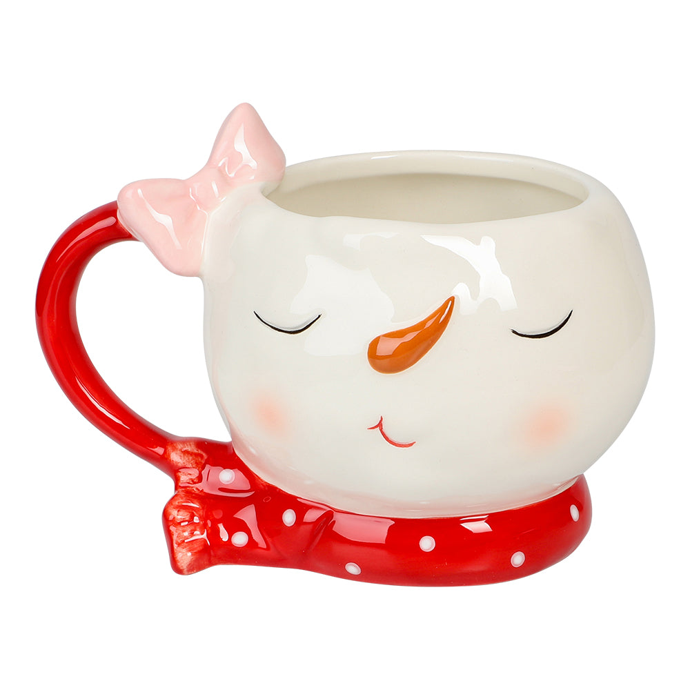 Julmugg Snögubbe/Snögumma